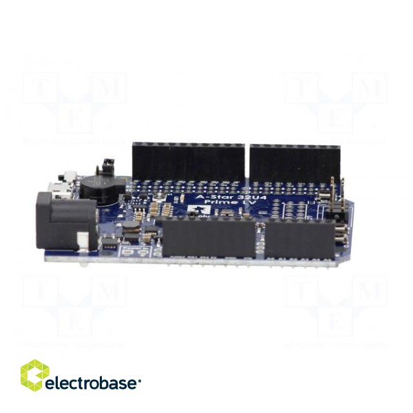 A-Star 32U4 Prime | USB B micro,pin strips | ATMEGA32U4 | PWM: 7 image 3