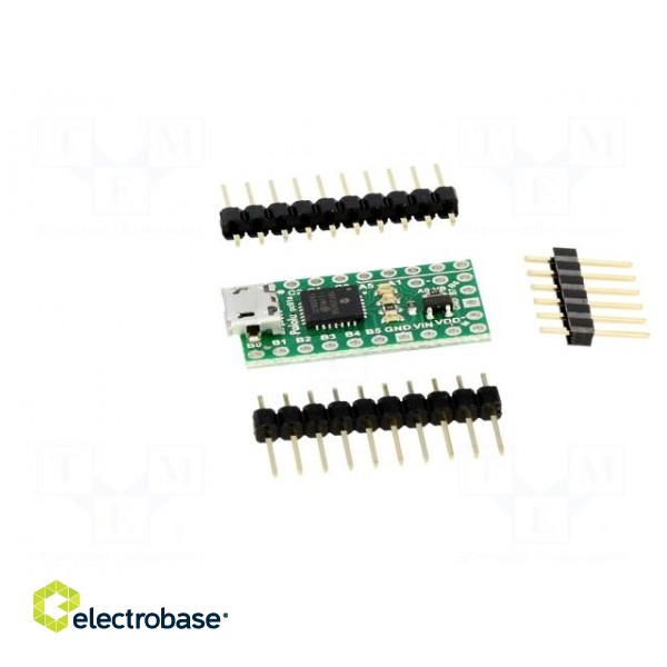 P-Star | LDO | USB B micro,pin strips | PIC18F25K50 | 5.5÷15VDC | 1.3g фото 7