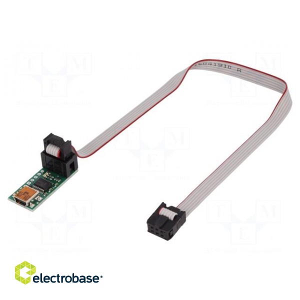 Programmer | STK500 | pin strips,USB B micro | 5VDC | ISP,serial image 1