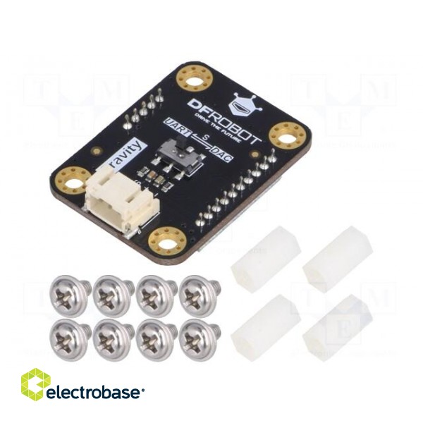 Sensor: atmospheric | gas | UART | 3.3÷6VDC | Kit: module,cables | Ch: 1 image 2