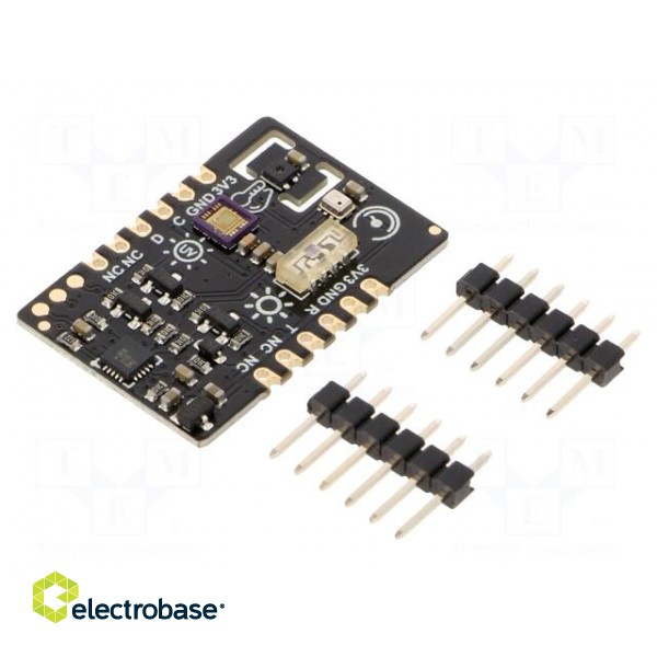 Sensor: atmospheric | I2C,UART | 3.3VDC | 30x20.5mm | 0÷100%RH