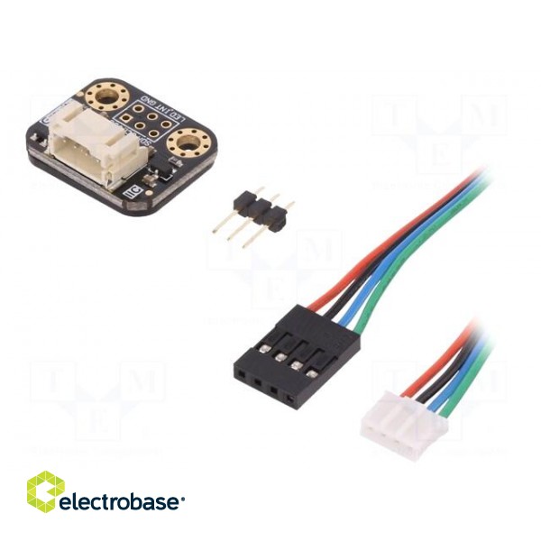 Sensor: colour | digital,I2C | 3.3÷5VDC | IC: TCS34725 | Gravity | Ch: 1