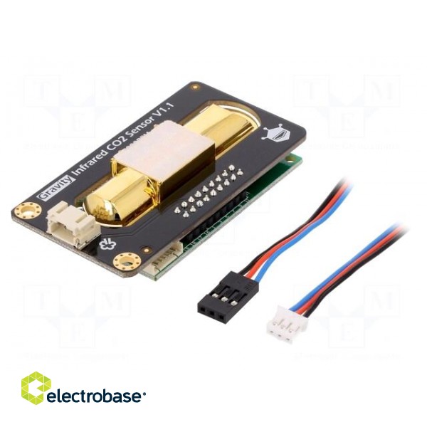 Sensor: gas detectors | analog | 4.5÷5VDC | Kit: module,cables | CO2 фото 1