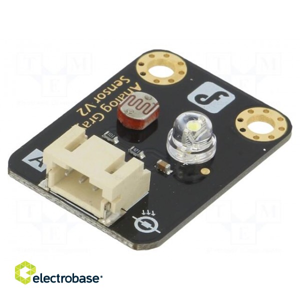 Sensor: optical | colour (from white to black) | analog | 5VDC | Ch: 1 image 1