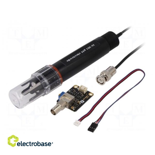 Sensor: pH | analog | 5VDC | Kit: module,cables | Gravity | Channels: 1 image 1