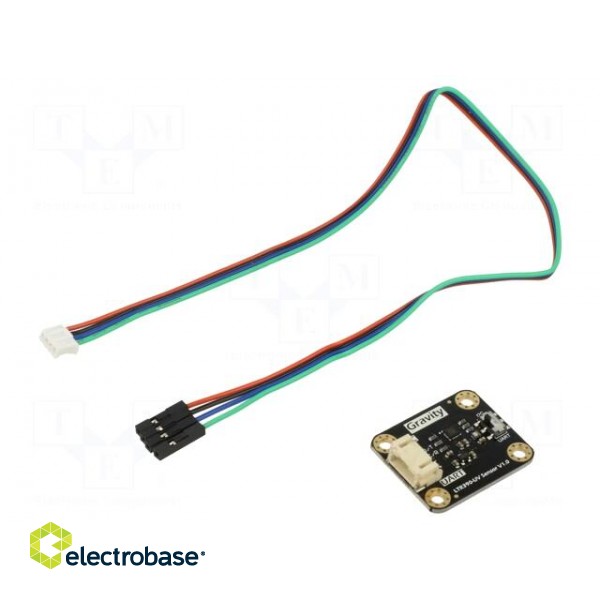 Sensor: UV | I2C,UART | 3.3÷5VDC | IC: LTR390-UV-01 | Gravity | 32x27mm