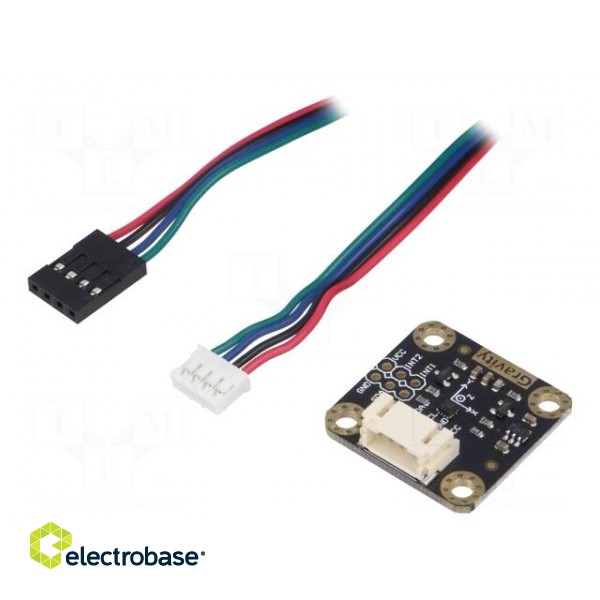 Sensor: accelerometer | 3.3÷5VDC | I2C,digital | module,cables