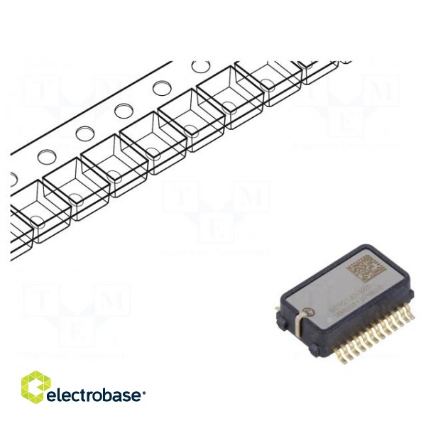 Sensor: position | 3÷3.6VDC | SPI | SMD,SMT | -40÷125°C | Range: ±125°/s