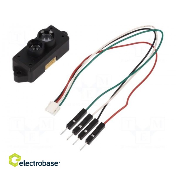 Sensor: distance | laser | 4.5÷6VDC | UART | Dist.range: 0.3÷12m | 100Hz