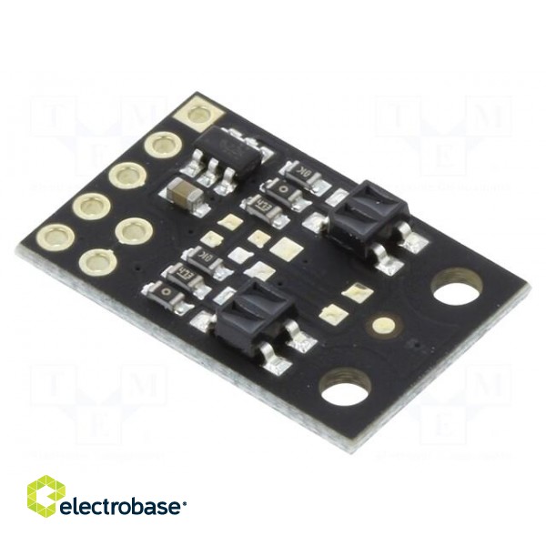 Sensor: distance | reflective | 2.9÷5.5VDC | analog | Channels: 2
