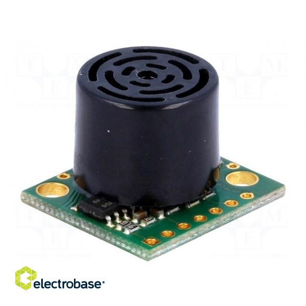 Sensor: distance | ultrasonic | 2.5÷5.5VDC | analog,PWM,UART | 20Hz paveikslėlis 1