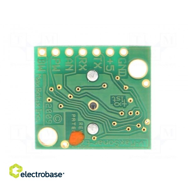 Sensor: distance | ultrasonic | 2.5÷5.5VDC | PWM,UART,analog | f: 20Hz paveikslėlis 5