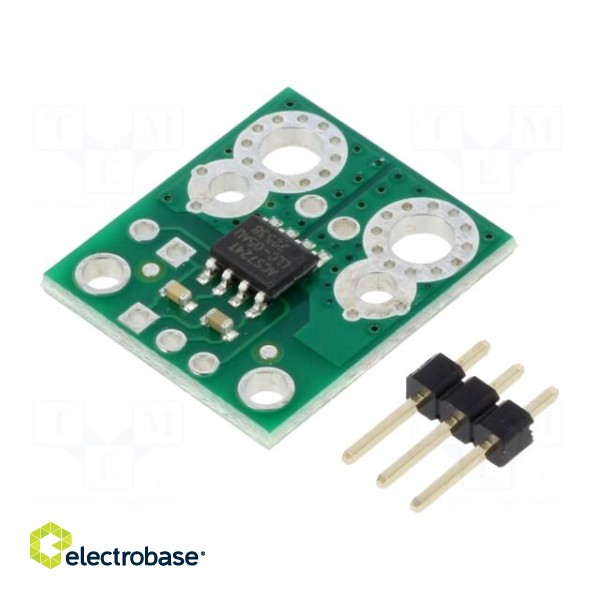Sensor: current | 4.5÷5.5VDC | IC: ACS724 | 20.3x17.8mm | 0÷5A | 0.8V/A