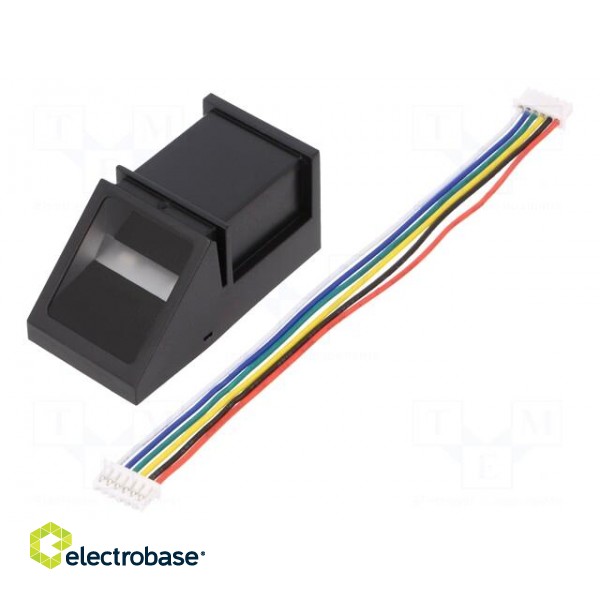 Sensor: fingerprint scanner | optical | TTL,UART | 55x21x21.5mm image 1