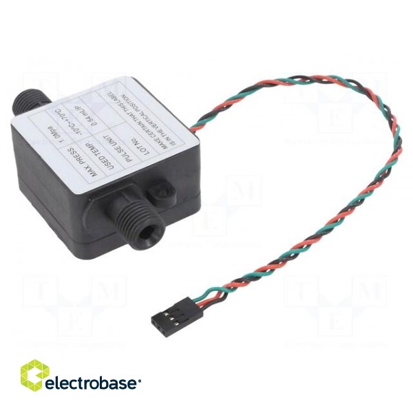 Sensor: flow | 3.5÷24VDC | 10mA | Output signal: NPN pulse signal