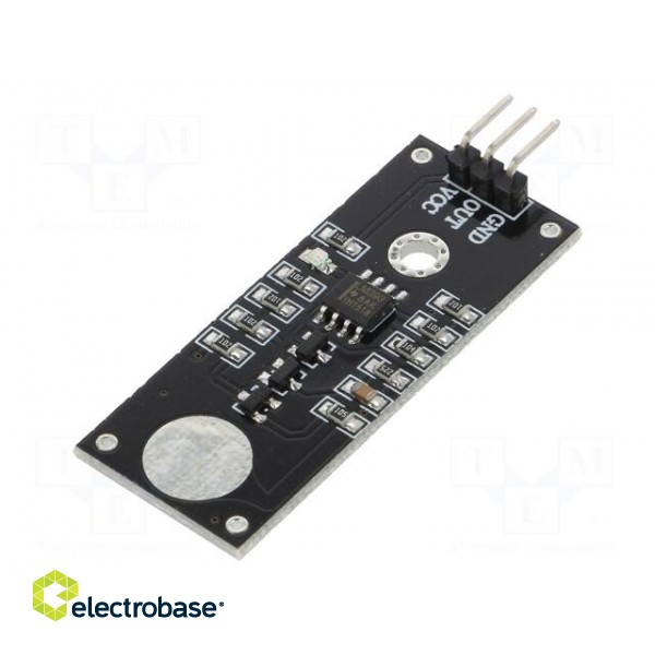 Sensor: touch | capacitive | 3÷5VDC | IC: LM393 | 45x18mm