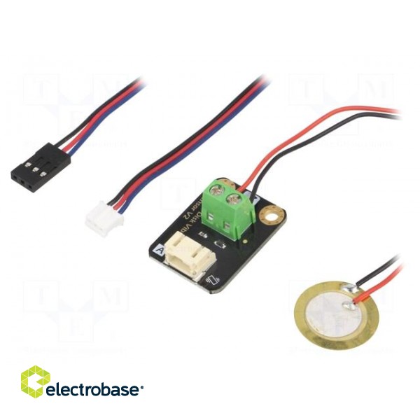Sensor: vibration | analog | 3.3÷5VDC | Ch: 1 | Gravity | Arduino