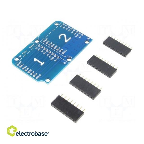 Module: adapter | Application: D1 mini | prototype board | 54.5x34mm