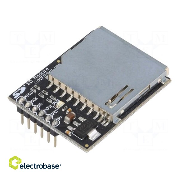 Module: adapter | SD,pin strips | for SD card | Interface: SPI