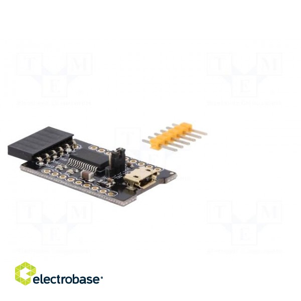 Module: converter | RS232 | FT232RL | USB,pin strips | 3.3÷5VDC paveikslėlis 8