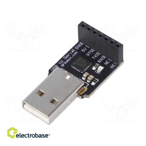Module: converter | USB-TTL | CP210 | USB | 5VDC | Interface: USB