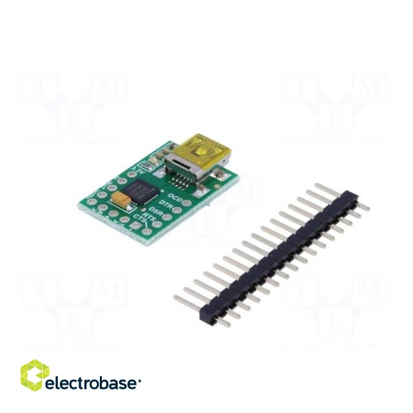 Module: converter | USB-UART | USB B mini | 5VDC | 921.6kbps image 6