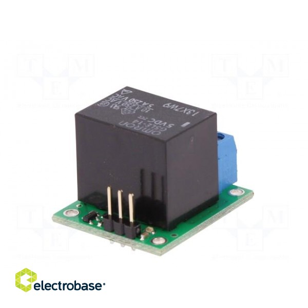 Module: relay | Channels: 1 | 5VDC | max.250VAC | 10A | pin strips,screw image 6