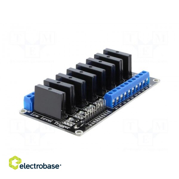 Module: relay | solid state relay | Channels: 8 | 5VDC | max.240VAC | 2A image 6