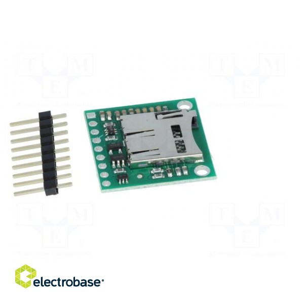 Module: adapter | SD micro | 5VDC | SD Micro,pin strips paveikslėlis 7