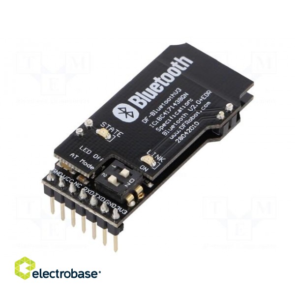 Module: Bluetooth | 3.5÷8VDC | UART | 40x20x13mm | Arduino | -20÷55°C