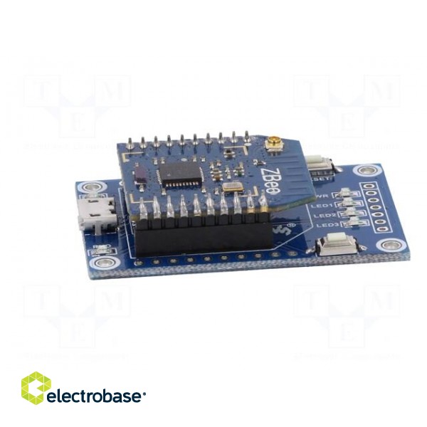 Module: communication | ZigBee | 2÷6VDC | UART | CC2530F256RHAR image 3