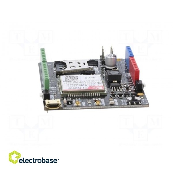 Module: GSM | shield | Arduino | -40÷85°C | Band: B12,B13,B2,B4 image 5