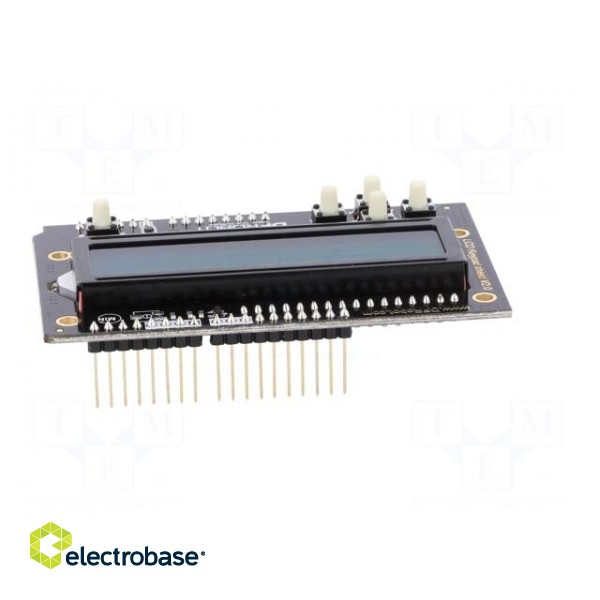 Display: LCD | 16x2 | 87x52x14.8mm | LED | Interface: I2C | pin strips image 7