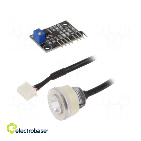Sensor: liquid level | 5VDC | 30x20x12mm | Output signal: analog