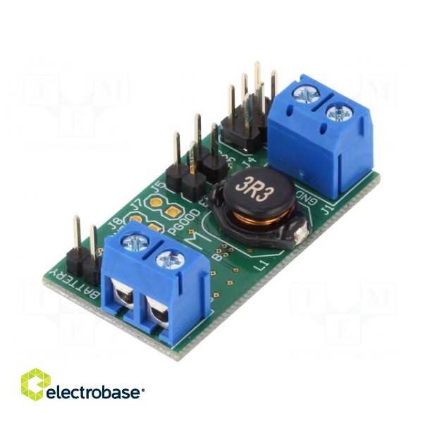 Converter: step down | Uout: 3.3÷5V | Uin: 5÷15V | 6A | 50.8x25.5mm image 1