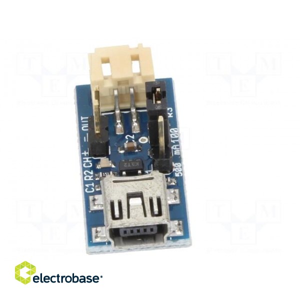 Module: Li-Po/Li-Ion charger | 5VDC | USB B mini фото 9