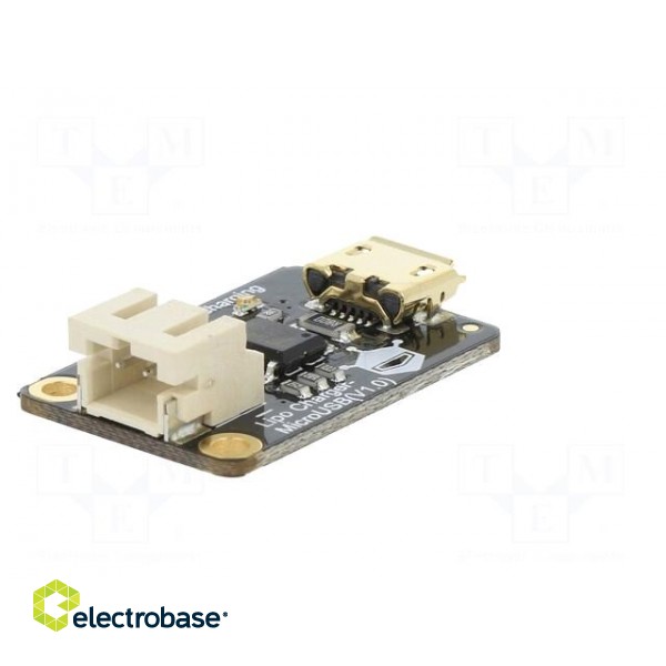 Module: Li-Po/Li-Ion charger | 5VDC | USB micro | TP4056X | 500mA фото 6