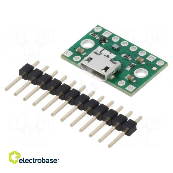 Accessories: power multiplexer | 1.5A | Ch: 2 | pin header,USB | green