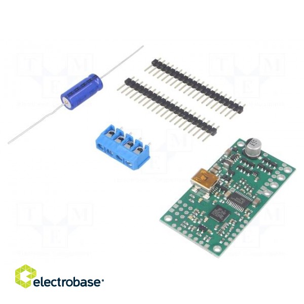 DC-motor driver | 21.77kHz | PWM,RC,TTL,USB | 7A | Uin mot: 5.5÷30V