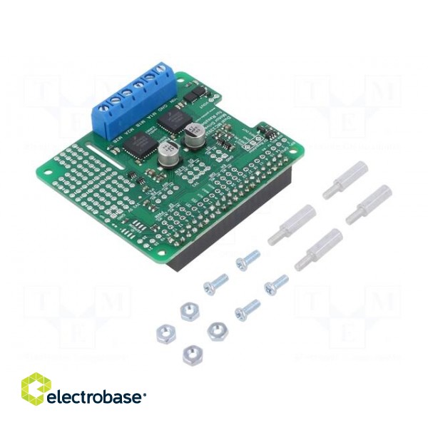 DC-motor driver | MC33926 | 20kHz | PWM | 3A | 5÷28V | Ch: 2