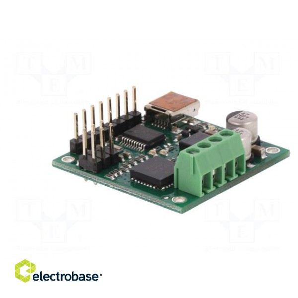 DC-motor driver | MC33926 | 20kHz | PWM,RC,TTL,USB | 3A | Uin log: 4÷5V фото 6