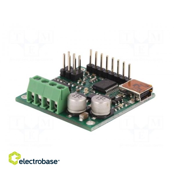 DC-motor driver | MC33926 | 20kHz | PWM,RC,TTL,USB | 3A | Uin log: 4÷5V paveikslėlis 8