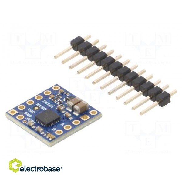 DC-motor driver | Motoron | I2C | Icont out per chan: 2.2A | Ch: 1