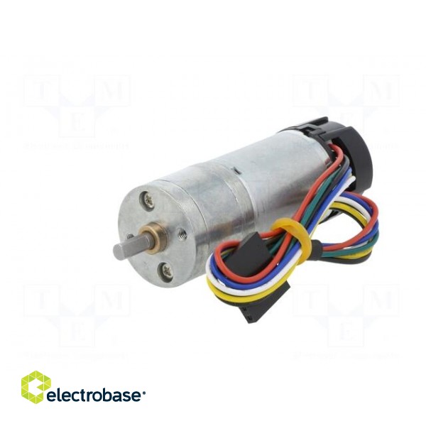 Motor: DC | with encoder,with gearbox | LP | 6VDC | 2.4A | 120rpm | 47: 1 image 2