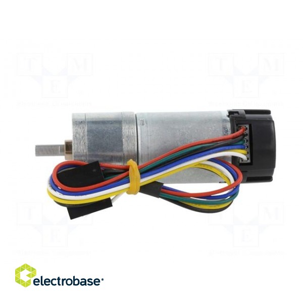 Motor: DC | with encoder,with gearbox | LP | 6VDC | 2.4A | 120rpm | 47: 1 image 3