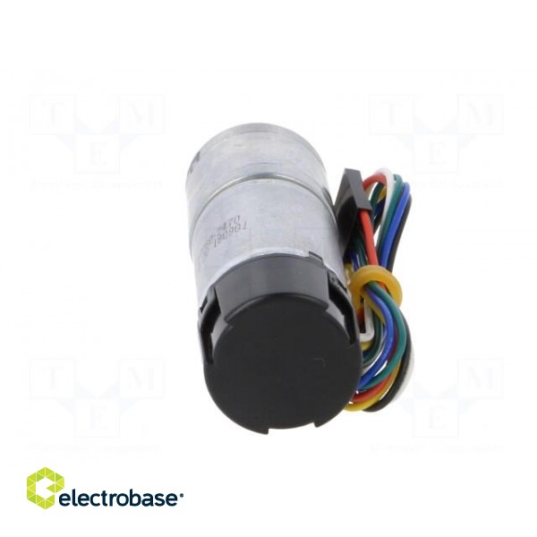 Motor: DC | with encoder,with gearbox | HP | 6VDC | 6.5A | 97rpm | 103g image 5