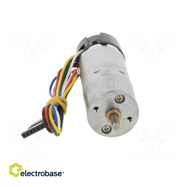 Motor: DC | with encoder,with gearbox | HP | 6VDC | 6.5A | 130rpm | 75: 1 image 9