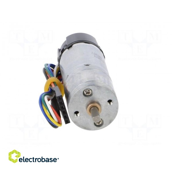 Motor: DC | with encoder,with gearbox | HP | 6VDC | 6.5A | 97rpm | 103g image 9
