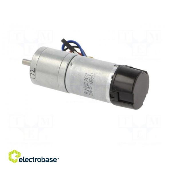 Motor: DC | with encoder,with gearbox | HP | 6VDC | 6.5A | 56rpm | 172: 1 image 4