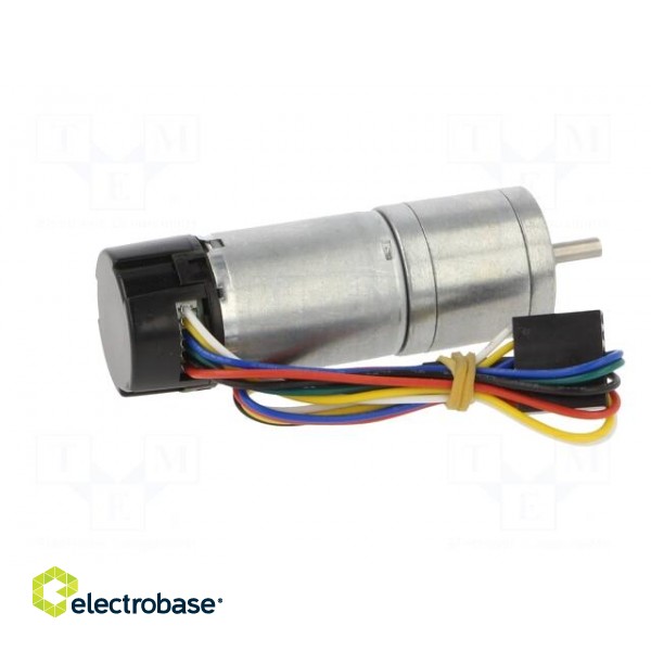 Motor: DC | with encoder,with gearbox | HP | 6VDC | 6.5A | 56rpm | 172: 1 image 7